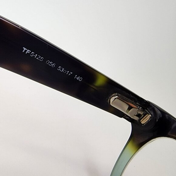 Tom Ford Tortoise Eye Glasses (TF 5425) Size 53-17-140 - Picture 7 of 9